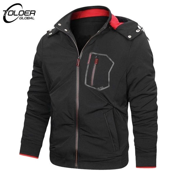 mens jackets winter fleece men hooded jacket windproof stand collar windbreaker zipper hood outerwear warm male clothing streetwear 220930, Black;brown
mens jackets winter fleece men hooded jacket windproof stand collar windbreaker zipper hood outerwear warm male clothing streetwear 220930, Black;brown