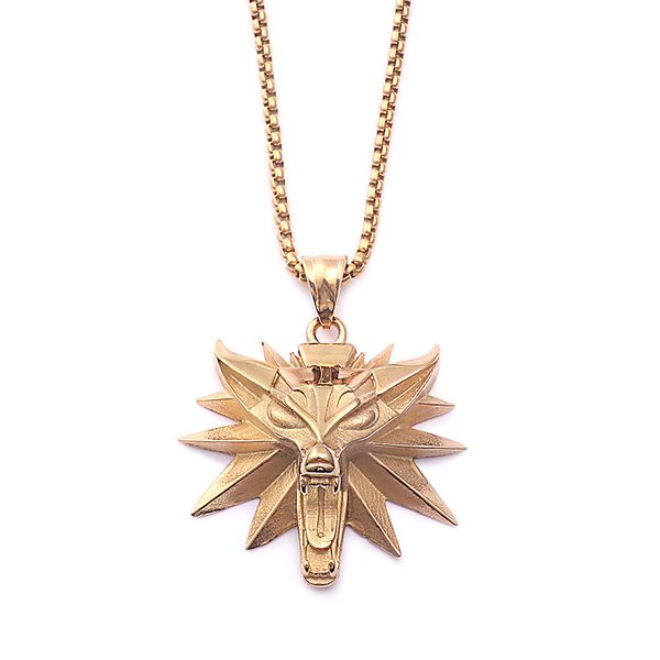 casting wolf head pendants necklace cool men hip hop stainless steel jewelry, Silver
casting wolf head pendants necklace cool men hip hop stainless steel jewelry, Silver
