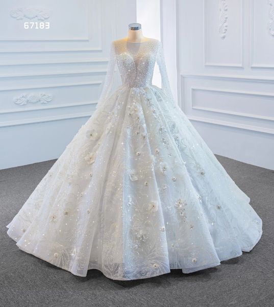 long sleeve traditional for girls high neck trail muslim wedding dress sm67183, White
long sleeve traditional for girls high neck trail muslim wedding dress sm67183, White