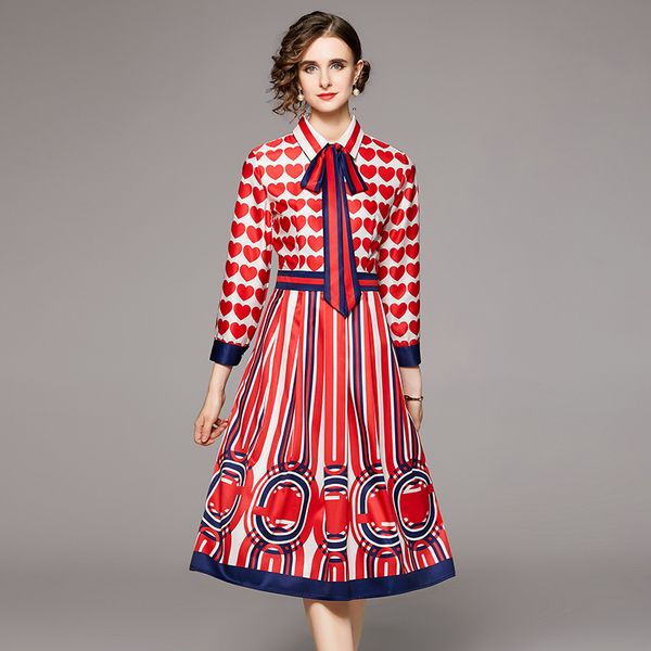 elegant red printed midi long sleeve 2022 designer womens casual office button shirt hearts patterns runway ladies cocktail party frocks clo, Black;gray
elegant red printed midi long sleeve 2022 designer womens casual office button shirt hearts patterns runway ladies cocktail party frocks clo, Black;gray