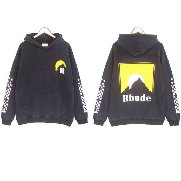 men's hoodies sweatshirts hoody mens women designers essentials rhudes fashion high washed old sunset print loose hooded sweatshirt men, Black
men's hoodies sweatshirts hoody mens women designers essentials rhudes fashion high washed old sunset print loose hooded sweatshirt men, Black