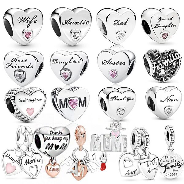 fashion heart shape charm eternal love mom pave shiny pendant beads fit original pandora charms silver color bracelets diy jewelry, Bronze;silver
fashion heart shape charm eternal love mom pave shiny pendant beads fit original pandora charms silver color bracelets diy jewelry, Bronze;silver