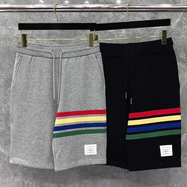2022 fashion brand tb thom casual shorts men summer solid color stripes cotton sports trousers knee length jogger track, Black
2022 fashion brand tb thom casual shorts men summer solid color stripes cotton sports trousers knee length jogger track, Black