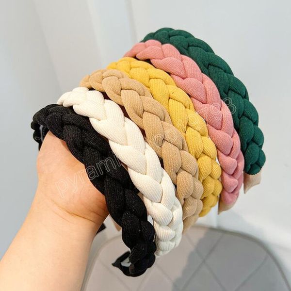 fashion braided hairband solid color turban girls handmade non-slip teeth headband headwear hair accessories, Slivery;white
fashion braided hairband solid color turban girls handmade non-slip teeth headband headwear hair accessories, Slivery;white