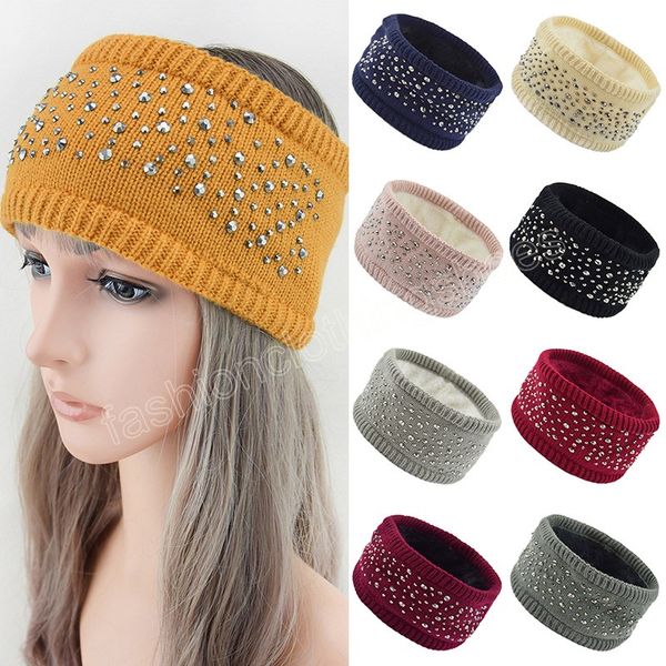 silver diamond plus velvet headbands wool for women girls winter comfortable plus lining headband outdoor soft hairbands, Slivery;white
silver diamond plus velvet headbands wool for women girls winter comfortable plus lining headband outdoor soft hairbands, Slivery;white