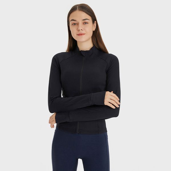 lulu waist length sports jackets yoga clothes cotton sweatshirts slim fit coat autumn winter cropped jacket with thumbholes, White
lulu waist length sports jackets yoga clothes cotton sweatshirts slim fit coat autumn winter cropped jacket with thumbholes, White