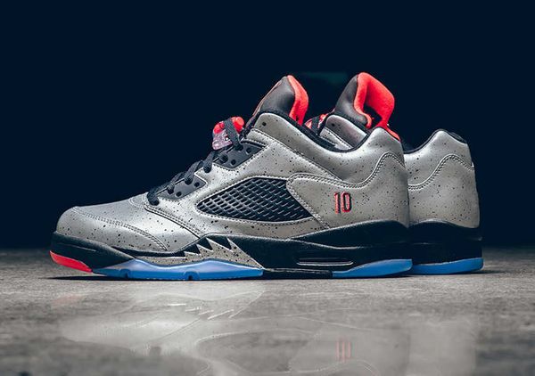 basketball shoes sports shoe retro low nemar silver upper black 3m upper translucent rubber outsole jumpman 5s v size eu36-46
basketball shoes sports shoe retro low nemar silver upper black 3m upper translucent rubber outsole jumpman 5s v size eu36-46