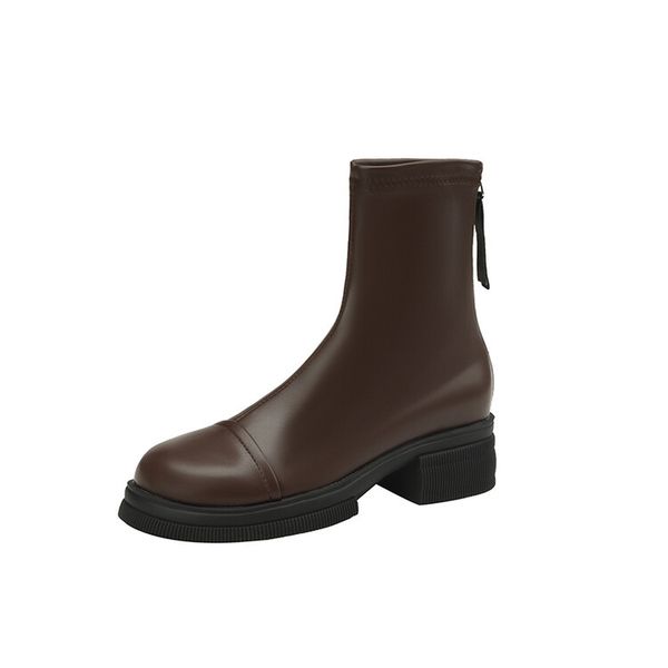 winter ankle boots mid-calf women designer round toe low heels shoes soft genuine leather cowskin party wedding fashion luxury lady warorwar, Black
winter ankle boots mid-calf women designer round toe low heels shoes soft genuine leather cowskin party wedding fashion luxury lady warorwar, Black