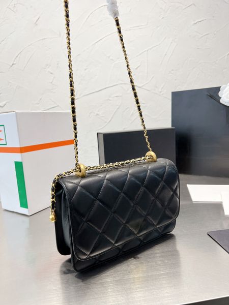 winter fashion designer single shoulder bags luxury women handbags black crossbody bag double small gold ball adjustable chain purse metal l
winter fashion designer single shoulder bags luxury women handbags black crossbody bag double small gold ball adjustable chain purse metal l