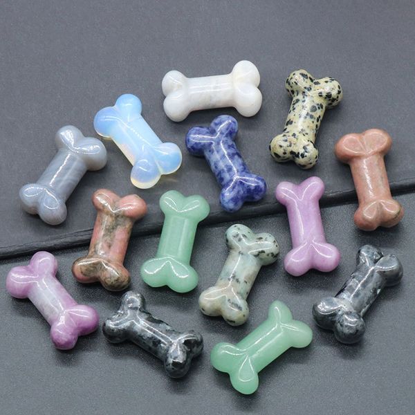dog bone charms natural stone handmade carved bones shaped craft healing gemstones crystal diy jewelry necklace pendant gift, Black
dog bone charms natural stone handmade carved bones shaped craft healing gemstones crystal diy jewelry necklace pendant gift, Black