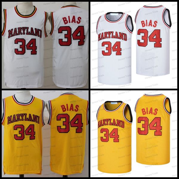 maryland terps basketball jersey 34 len bias white university high school college mens jerseys, Black
maryland terps basketball jersey 34 len bias white university high school college mens jerseys, Black
