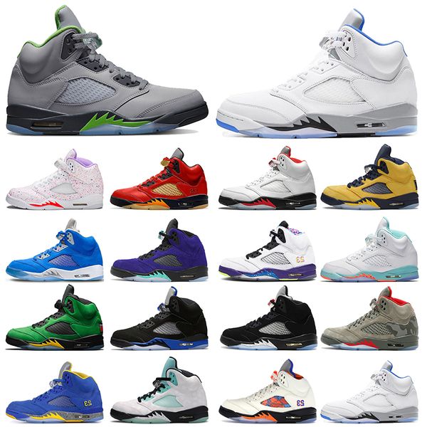 jumpman 5 5s basketball shoes mens womens oreo black metallic green bean bluebird fire red unc hyper royal sports trainers sneakers
jumpman 5 5s basketball shoes mens womens oreo black metallic green bean bluebird fire red unc hyper royal sports trainers sneakers