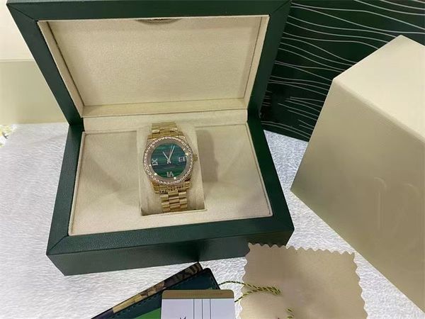 aaa with original box luxury men watches 18k gold president day date diamonds dial mens stainless diamond bezel automatic mechanical wristwa, Slivery;brown
aaa with original box luxury men watches 18k gold president day date diamonds dial mens stainless diamond bezel automatic mechanical wristwa, Slivery;brown