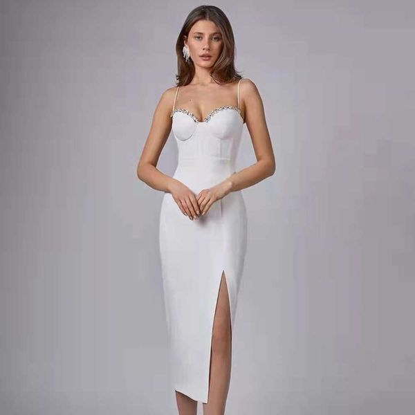 party dresses 2021 spaghetti strap beading dress women sleeveless bodycon bandages clothes club celebrity party dress t220930, White;black
party dresses 2021 spaghetti strap beading dress women sleeveless bodycon bandages clothes club celebrity party dress t220930, White;black