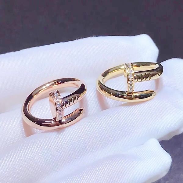 fashion designer women's ring luxury classic nail ring 18k boys girls valentine's day wedding gift 316l titanium jewelry, Slivery;golden
fashion designer women's ring luxury classic nail ring 18k boys girls valentine's day wedding gift 316l titanium jewelry, Slivery;golden