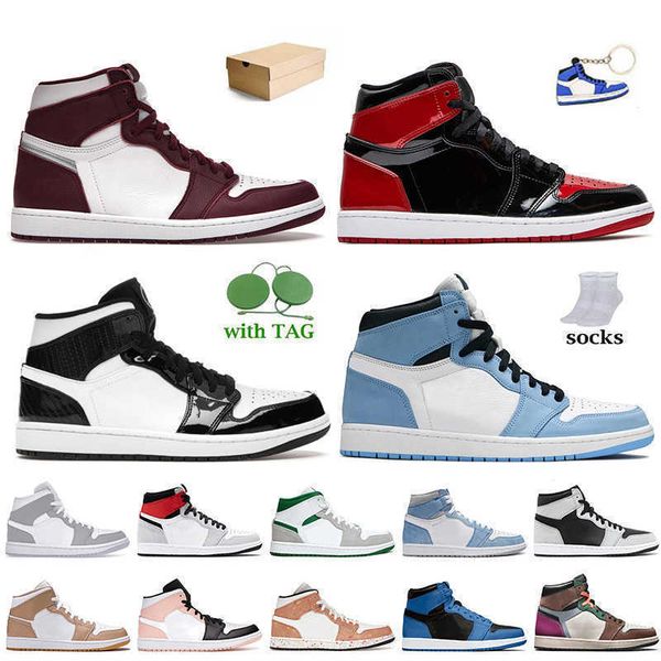 jumpman 1 1s basketball shoes women men sports trainers bordeaux patent bred university blue hyper royal sneakers obsidian dark m jordon
jumpman 1 1s basketball shoes women men sports trainers bordeaux patent bred university blue hyper royal sneakers obsidian dark m jordon