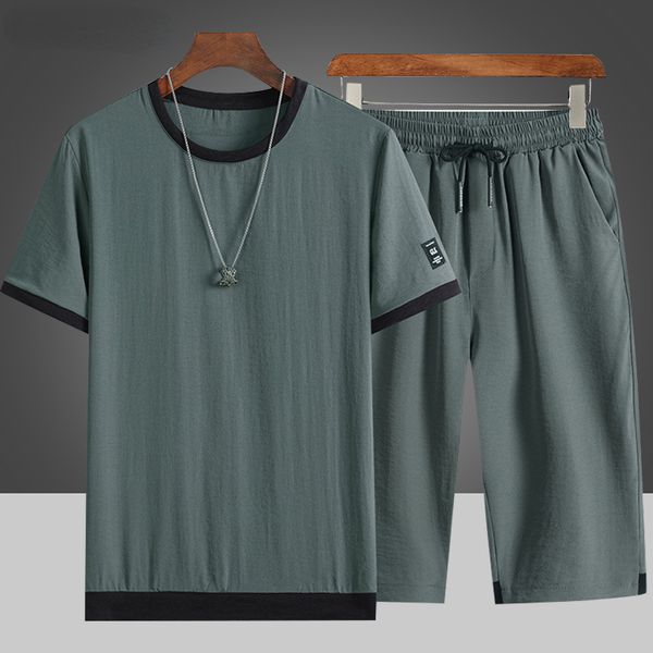 new men outfit sets summer casual tracksuit men's sportswear jogger set t-shirt shorts sweat suits plus size breathable clothing, White;black
new men outfit sets summer casual tracksuit men's sportswear jogger set t-shirt shorts sweat suits plus size breathable clothing, White;black