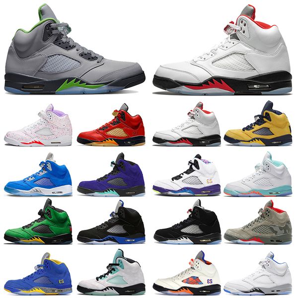jumpman 5 5s basketball shoes mens womens oreo black metallic green bean bluebird fire red unc hyper royal easter sports trainers sneakers
jumpman 5 5s basketball shoes mens womens oreo black metallic green bean bluebird fire red unc hyper royal easter sports trainers sneakers