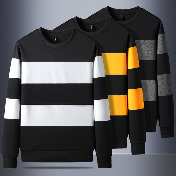 chunky striped crewneck sweatshirt men fashion clothing 2022 autumn long sleeve sweatshirts korean fashion o-neck shirts, Black
chunky striped crewneck sweatshirt men fashion clothing 2022 autumn long sleeve sweatshirts korean fashion o-neck shirts, Black