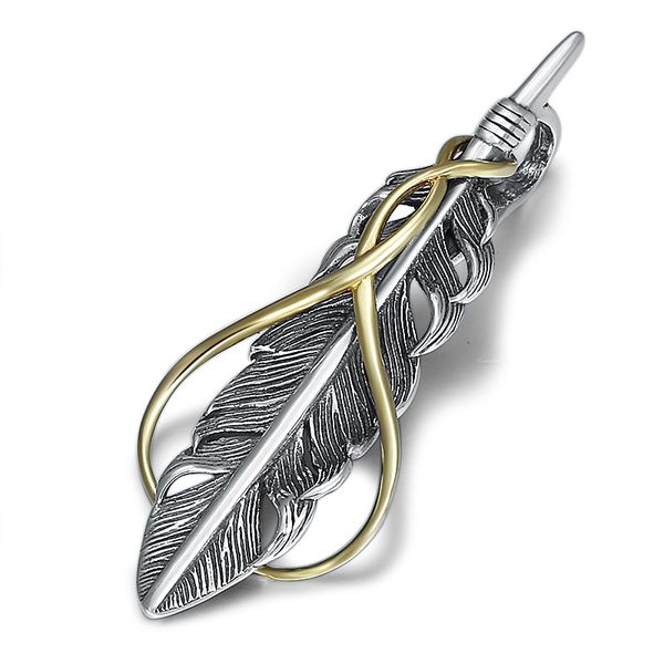 925 sterling silver feather pendant necklaces vintage gothic punk hip-hop handmade designer luxury jewelry accessories gifts for men women
925 sterling silver feather pendant necklaces vintage gothic punk hip-hop handmade designer luxury jewelry accessories gifts for men women