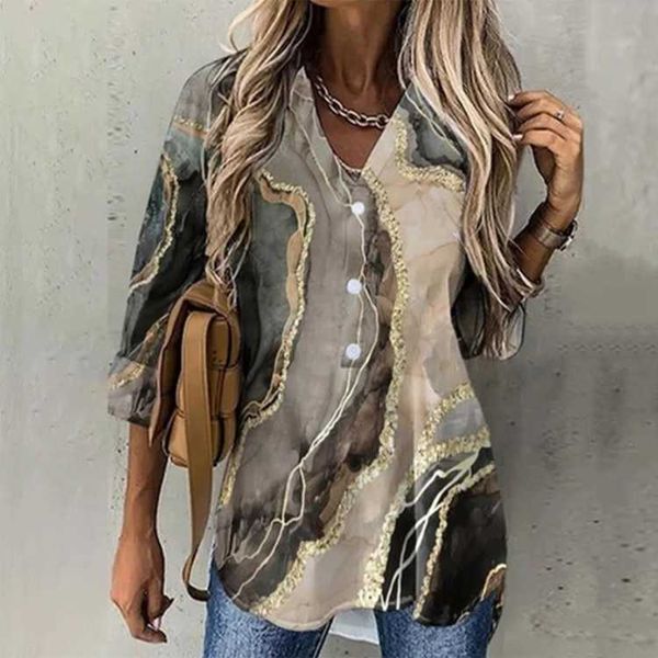 women's 2022 newcoat ms shirt spring summer leisure fashion marble print long sleeve shirt top, White
women's 2022 newcoat ms shirt spring summer leisure fashion marble print long sleeve shirt top, White