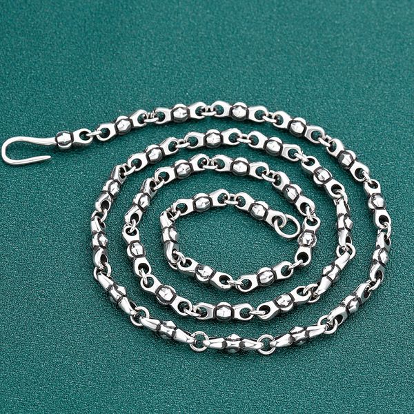 925 sterling silver link chain necklaces charm parts vintage antique gothic punk hip-hop american european handmade luxury jewelry accessori
925 sterling silver link chain necklaces charm parts vintage antique gothic punk hip-hop american european handmade luxury jewelry accessori