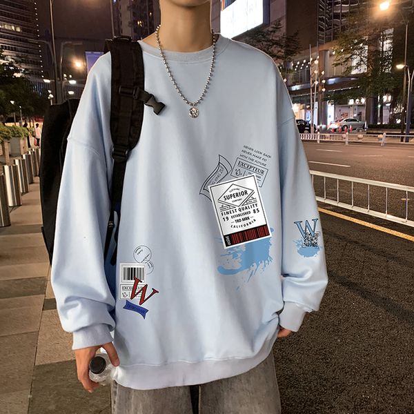 harajuku printing sweatshirts men japan style loose fit sweatshirts hip hop oversized long sleeve crew sweatshirt no hood, Black
harajuku printing sweatshirts men japan style loose fit sweatshirts hip hop oversized long sleeve crew sweatshirt no hood, Black