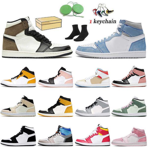 with box women mens jumpman 1 basketball shoes 1s dark mocha high og hyper royal mid barely rose grey camo prototype taxi traine designer sh, Black
with box women mens jumpman 1 basketball shoes 1s dark mocha high og hyper royal mid barely rose grey camo prototype taxi traine designer sh, Black