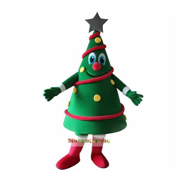 green christmas tree mascot birthday party carnival performance costume, Red;yellow 
green christmas tree mascot birthday party carnival performance costume, Red;yellow