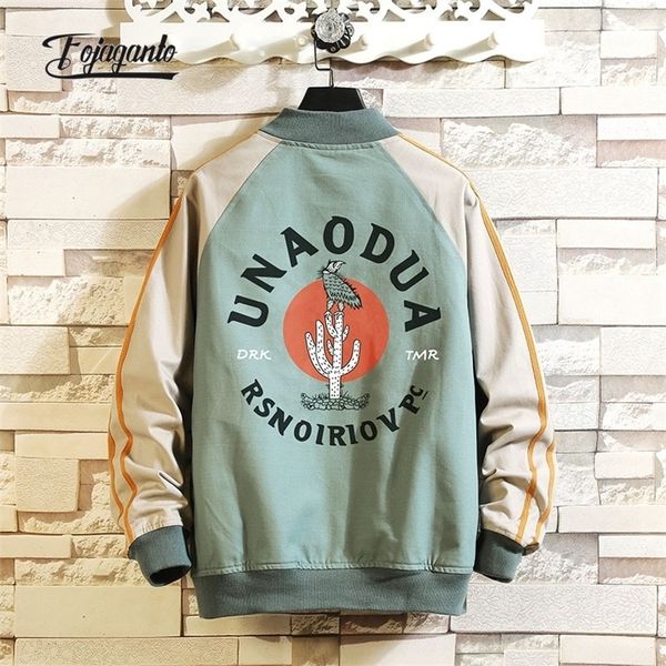 mens jackets fojaganto spring loose casual stand collar coat fashion youth hiphop trend japanese printing male 220930, Black;brown
mens jackets fojaganto spring loose casual stand collar coat fashion youth hiphop trend japanese printing male 220930, Black;brown