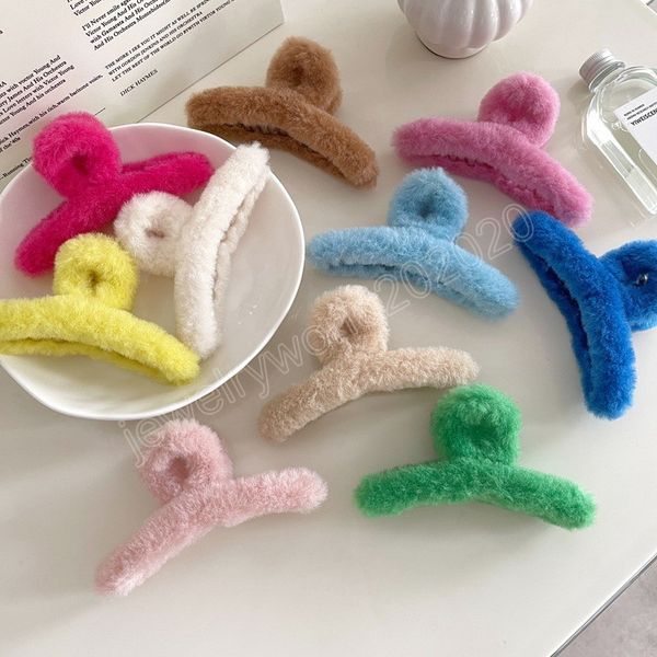 autumn winter plush clamps hair claw candy color hairpins faux fur hair clips women barrette crab headwear girls hair accessories, Slivery;golden
autumn winter plush clamps hair claw candy color hairpins faux fur hair clips women barrette crab headwear girls hair accessories, Slivery;golden
