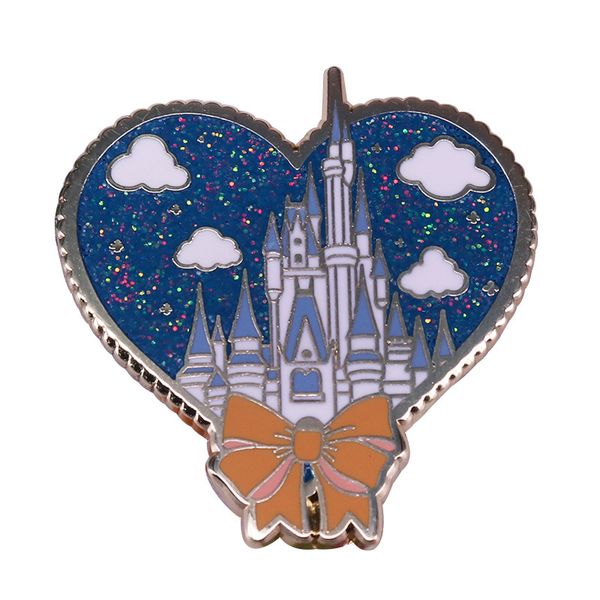 cinderella's magic glitter castle badge beautiful fairy tale jewelry brooch pins, Blue
cinderella's magic glitter castle badge beautiful fairy tale jewelry brooch pins, Blue