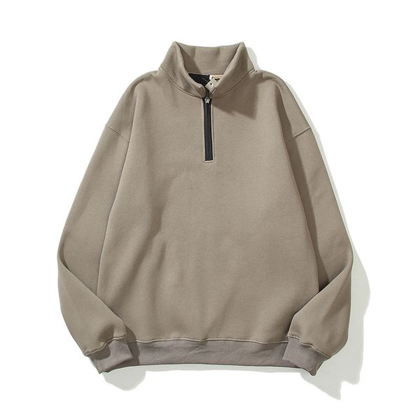 mens sweatshirt women pullover half zip up tech fleece cotton oversized jumper stand collar 3d rubber letters sign winter autumn for couple, Black
mens sweatshirt women pullover half zip up tech fleece cotton oversized jumper stand collar 3d rubber letters sign winter autumn for couple, Black