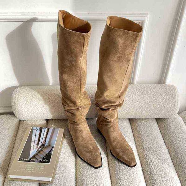 designer boots knee high ladyslip on simple pleated stretch suede winter botas big circumference spring autumn woman large size42 220815, Black
designer boots knee high ladyslip on simple pleated stretch suede winter botas big circumference spring autumn woman large size42 220815, Black