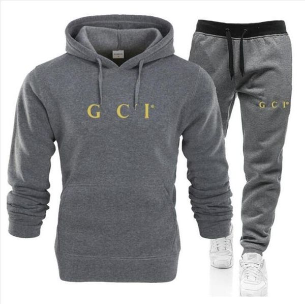 men's set brand tracksuit autumn winter activewear hoodies pants 2 pieces mens clothing sweatshirt pullover casual joggers male female, Gray
men's set brand tracksuit autumn winter activewear hoodies pants 2 pieces mens clothing sweatshirt pullover casual joggers male female, Gray