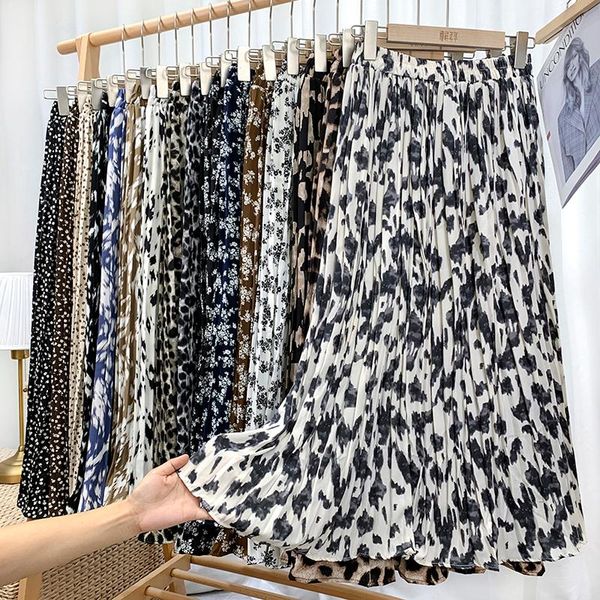 skirts croysier fashion elegant vintage leopard print pleated skirt elastic high waist long skirts for women summer chiffon midi skirt, Black
skirts croysier fashion elegant vintage leopard print pleated skirt elastic high waist long skirts for women summer chiffon midi skirt, Black