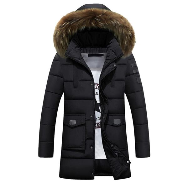 2018 winter thick warm mens long padded jacket hooded puffer coat real fur collar parka homme 3xl 4xl plus size chaquetas hombre228d, Black
2018 winter thick warm mens long padded jacket hooded puffer coat real fur collar parka homme 3xl 4xl plus size chaquetas hombre228d, Black