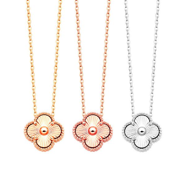 women luxury designer necklace titanium steel single flower pendant necklaces, Silver
women luxury designer necklace titanium steel single flower pendant necklaces, Silver