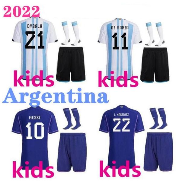 2022 argentina soccer jerseys kids kit 22 23 boys messis allister dybala di maria martinez de paul maradona child football shirt, Black;yellow
2022 argentina soccer jerseys kids kit 22 23 boys messis allister dybala di maria martinez de paul maradona child football shirt, Black;yellow