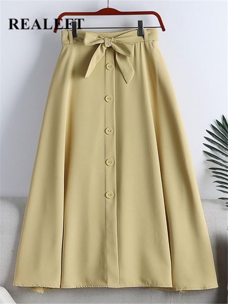 skirts realeft 2022 summer new women's skirts fashion spring solid color bow single-breasted mid-length casual a-line skirt female, Black
skirts realeft 2022 summer new women's skirts fashion spring solid color bow single-breasted mid-length casual a-line skirt female, Black