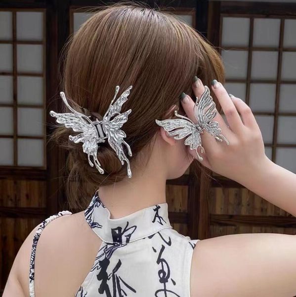 korea fashion metal liquid butterfly hair clips for women back head grab clip geometric headband trendy hair accessories, Golden;silver
korea fashion metal liquid butterfly hair clips for women back head grab clip geometric headband trendy hair accessories, Golden;silver