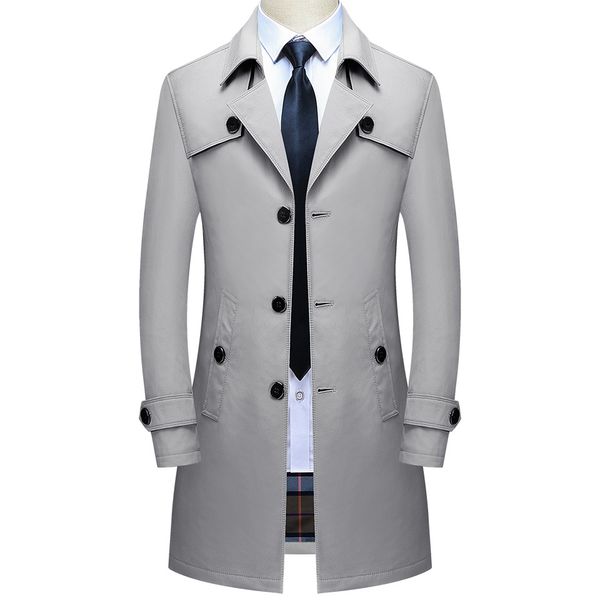 men's jackets thoshine brand spring autumn men long trench coats superior quality buttons male fashion outwear jackets windbreaker plus, Black;brown
men's jackets thoshine brand spring autumn men long trench coats superior quality buttons male fashion outwear jackets windbreaker plus, Black;brown