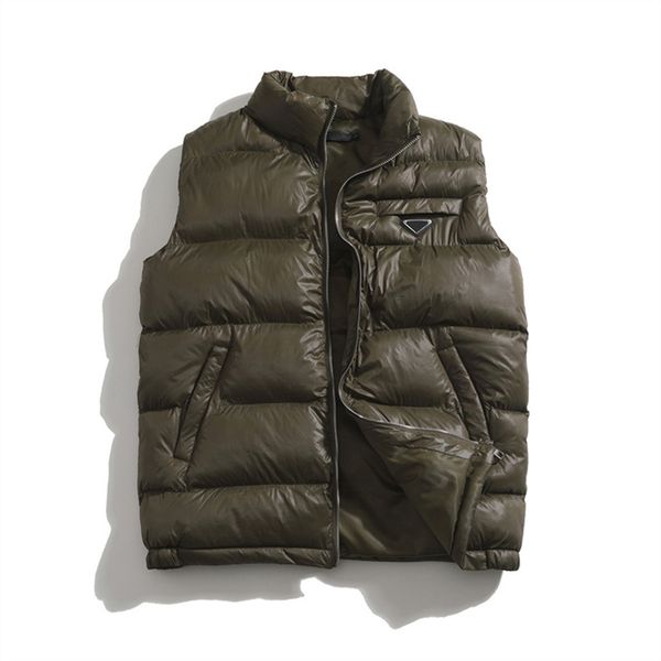 men's designers vests down winter fashion vest inverted triangle badge decoration warmer advanced waterproof fabric men women sleeveles, Black;white
men's designers vests down winter fashion vest inverted triangle badge decoration warmer advanced waterproof fabric men women sleeveles, Black;white