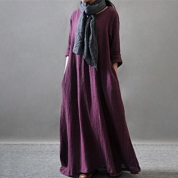 dresses autumn 2022 loose cotton linen dress ladies solid color vintage spring dress female robes casual maxi dresses, Black;gray
dresses autumn 2022 loose cotton linen dress ladies solid color vintage spring dress female robes casual maxi dresses, Black;gray