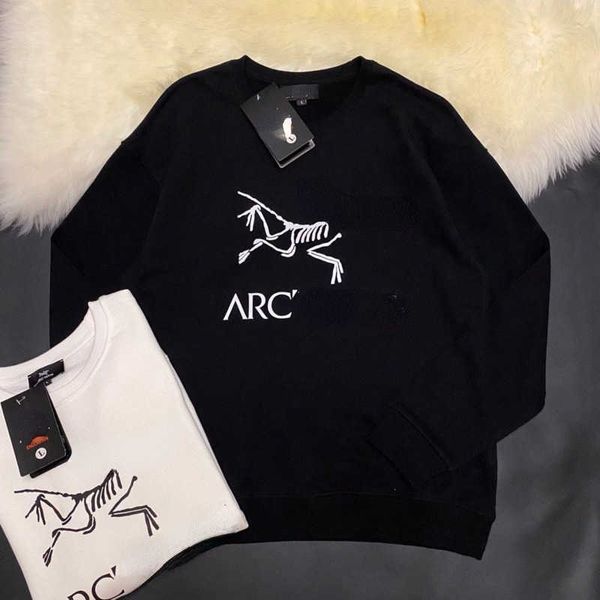 arc sweater designer men's sweat shirt women's autumn fashion letter print sweaters outdoor loose casual long sleeve pullover coat, Black
arc sweater designer men's sweat shirt women's autumn fashion letter print sweaters outdoor loose casual long sleeve pullover coat, Black