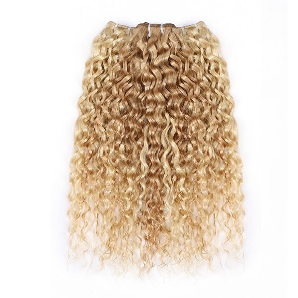 3 bundles 12inch-24inch brazilian water wave human hair weft extension piano color 27/613, Black
3 bundles 12inch-24inch brazilian water wave human hair weft extension piano color 27/613, Black