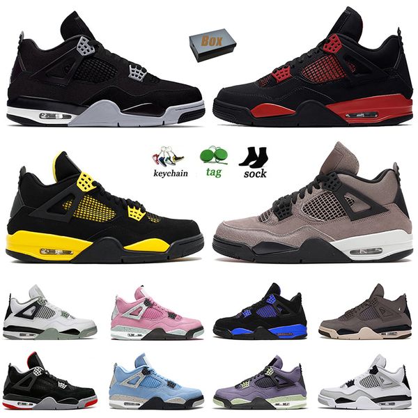 original 2022 men women 4s basketball shoes with box red thunder 4 military black cat canvas white oreo sail bred unc ts infrared jumpman j
original 2022 men women 4s basketball shoes with box red thunder 4 military black cat canvas white oreo sail bred unc ts infrared jumpman j