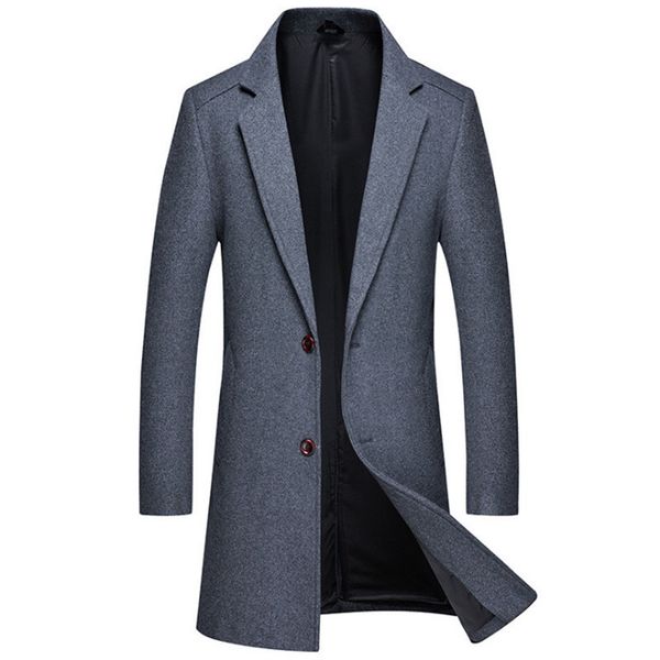 men's wool blends boutique men's woolen coat winter thick slim fit trench coat men casual wool jacket warm overcoat m4xl 220930, Black
men's wool blends boutique men's woolen coat winter thick slim fit trench coat men casual wool jacket warm overcoat m4xl 220930, Black
