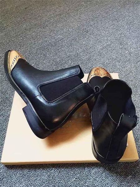 women 's fashion boots shoes shoe bottom heel height 25mm upper calfskin size 35-40, Black
women 's fashion boots shoes shoe bottom heel height 25mm upper calfskin size 35-40, Black
