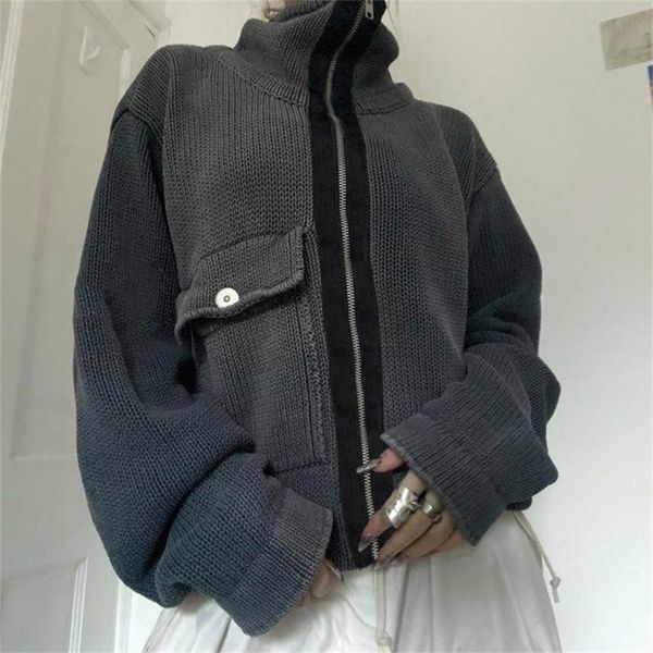 womens knits tees oversized turtleneck sweater women fashion y2k zipper sweaters casual vintage grey sweater coat winter clothes 220930, White
womens knits tees oversized turtleneck sweater women fashion y2k zipper sweaters casual vintage grey sweater coat winter clothes 220930, White